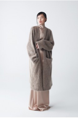 Eden Mohair Knit Coat